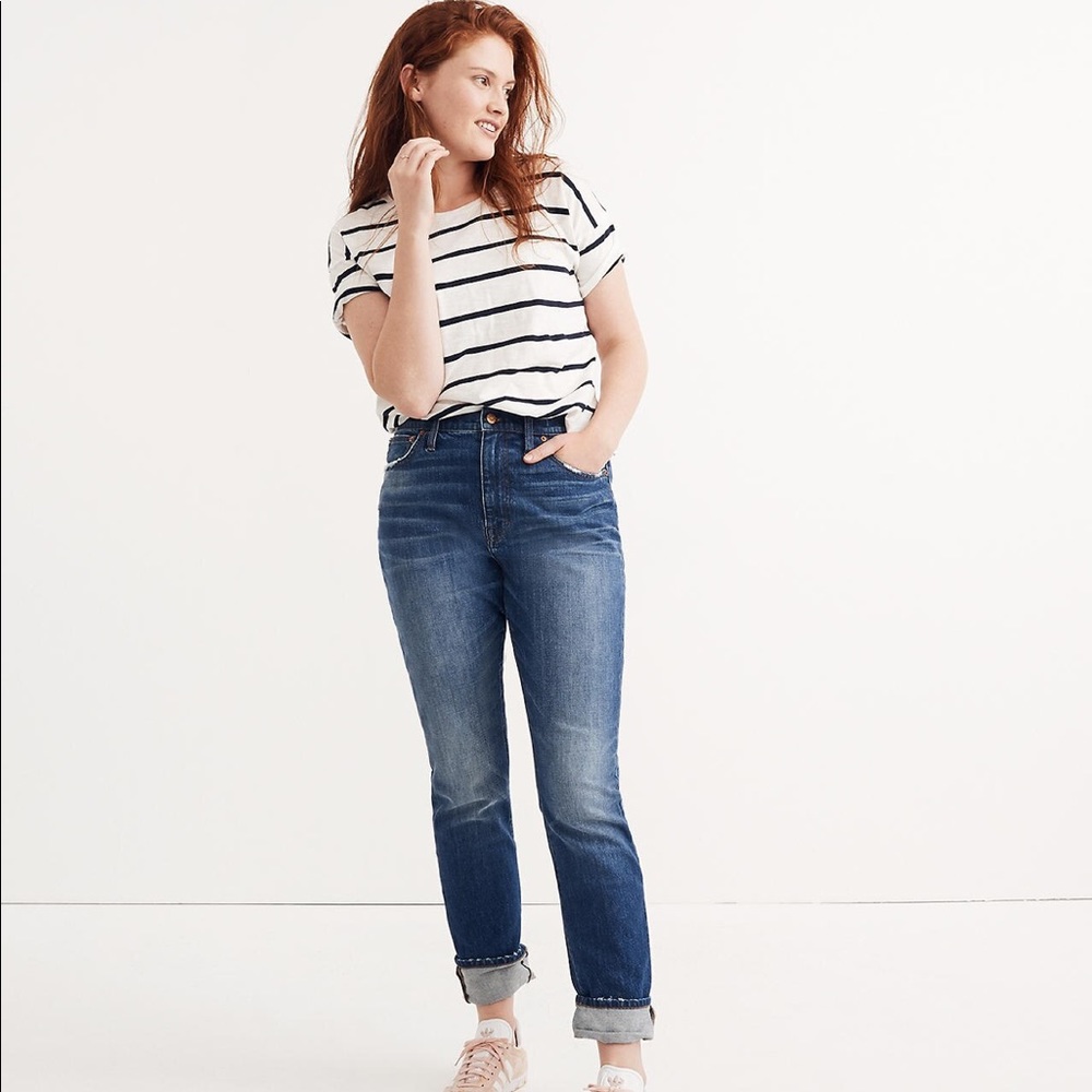 ❤️Madewell High Rise slim boyjean